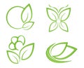 Logo leaves nature