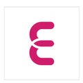 Logo and letters e