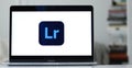 Logo of Lightroom, an Adobe-produced photo editing program, on a computer display in New York Royalty Free Stock Photo