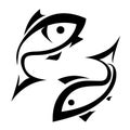 Logo-like fish symbol