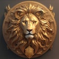 logo Lion Head 3D