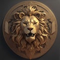 logo Lion Head 3D