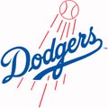 Logo for the Los Angeles Dodgers baseball club. USA.