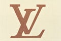 Logo louis vuitton cardboard