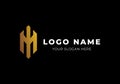 Logo M Pillar Law Attorney Justice Gold, Modern Luxury