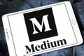 Medium website logo Royalty Free Stock Photo