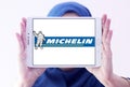 Michelin tyres manufacturer logo Royalty Free Stock Photo