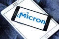 Micron Technology logo Royalty Free Stock Photo