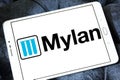 Mylan pharmaceuticals company logo Royalty Free Stock Photo