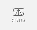 logo name Stella usable logo design for private logo, business name card web icon, social media icon