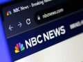 NBC News logo Royalty Free Stock Photo