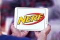 Nerf toy brand logo Royalty Free Stock Photo