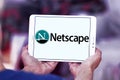 Netscape computer services company logo Royalty Free Stock Photo