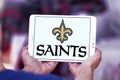 New Orleans Saints american football team logo Royalty Free Stock Photo