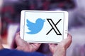 x twitter logo Royalty Free Stock Photo