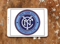 New York City FC Soccer Club logo Royalty Free Stock Photo