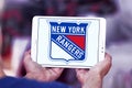 New york rangers ice hockey team logo Royalty Free Stock Photo