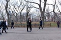Logo nike trainer - Man propose woman in central park new york city Royalty Free Stock Photo