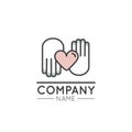 Logo for Nonprofit Organizations and Donation Centre