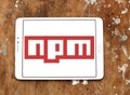 Npm software logo Royalty Free Stock Photo
