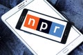 NPR , National Public Radio, logo Royalty Free Stock Photo