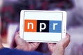 NPR , National Public Radio, logo Royalty Free Stock Photo