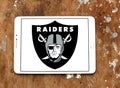 Oakland Raiders american football team logo Royalty Free Stock Photo