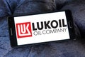 Lukoil oil company logo Royalty Free Stock Photo