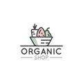 Logo for Organic Shop or Market