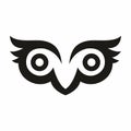Logo Owl Eyes Template Icon
