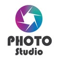 Logo photo studio design