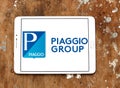 Piaggio motor vehicle manufacturer logo Royalty Free Stock Photo