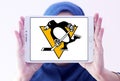 Pittsburgh Penguins ice hockey team logo Royalty Free Stock Photo