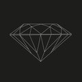 logo precious diamond Royalty Free Stock Photo