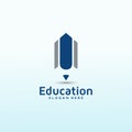 Logo for professional educators tutoring Royalty Free Stock Photo