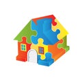 Logo Puzzle house