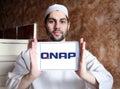 QNAP Systems company logo Royalty Free Stock Photo