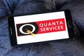 Quanta Services company logo Royalty Free Stock Photo