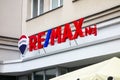 The logo of REMAX Nej real estate company which provides housing services