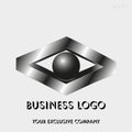 Logo rhombus and sphere