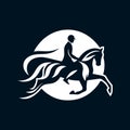 logo,riding horse vector, coaching logo