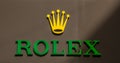 The logo of the Rolex building in Aarhus