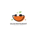 Logo Salad Restaurant vector icon