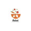 Logo Salad Restaurant vector icon