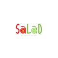 Logo Salad Restaurant vector icon