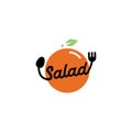 Logo Salad Restaurant vector icon