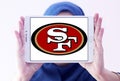 San Francisco 49ers american football team logo Royalty Free Stock Photo