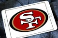 San Francisco 49ers american football team logo Royalty Free Stock Photo