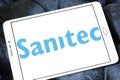 Sanitec sanitaryware manufacturer logo Royalty Free Stock Photo