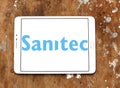 Sanitec sanitaryware manufacturer logo Royalty Free Stock Photo